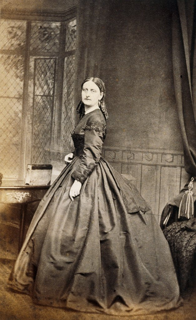 Detail of Portrait of a woman taken from Wilcox Family Album by Lewis Carroll