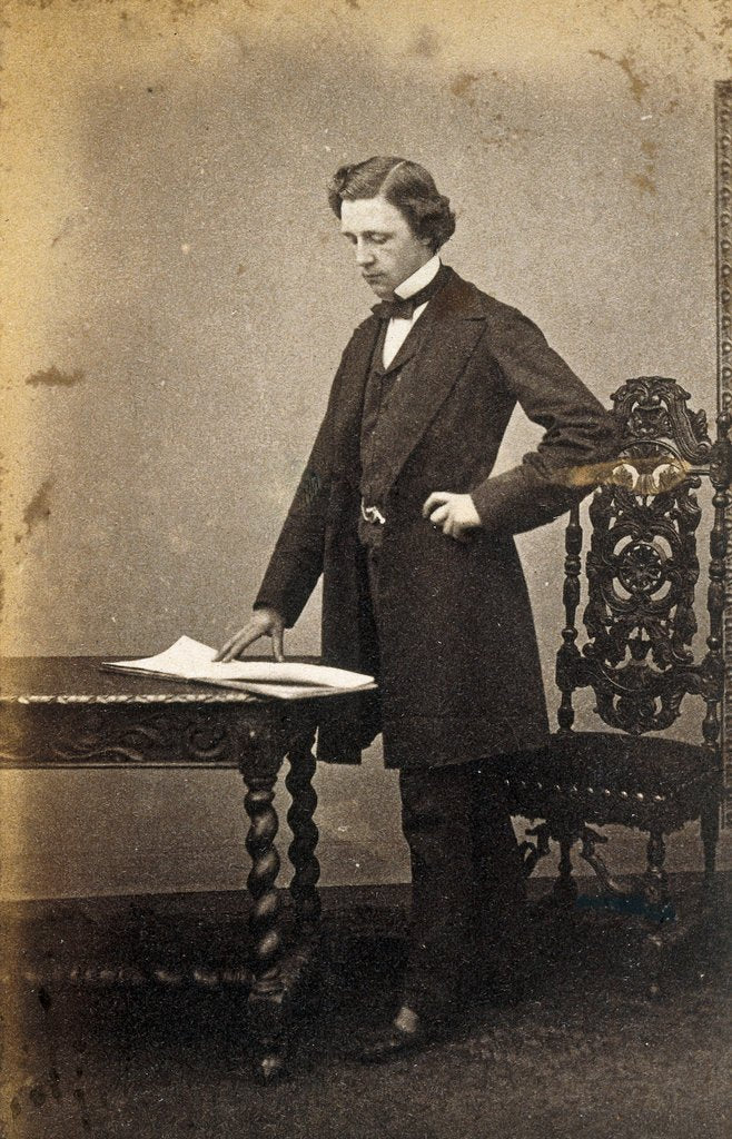 Detail of Self portrait by Lewis Carroll