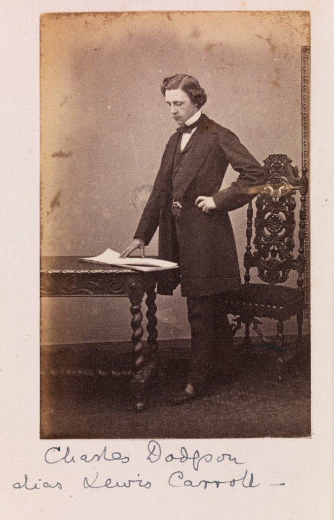 Detail of Self portrait by Lewis Carroll