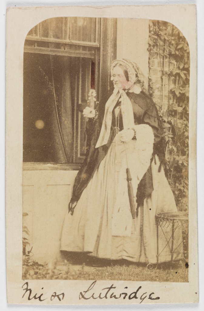Detail of Miss Lutwidge by Lewis Carroll