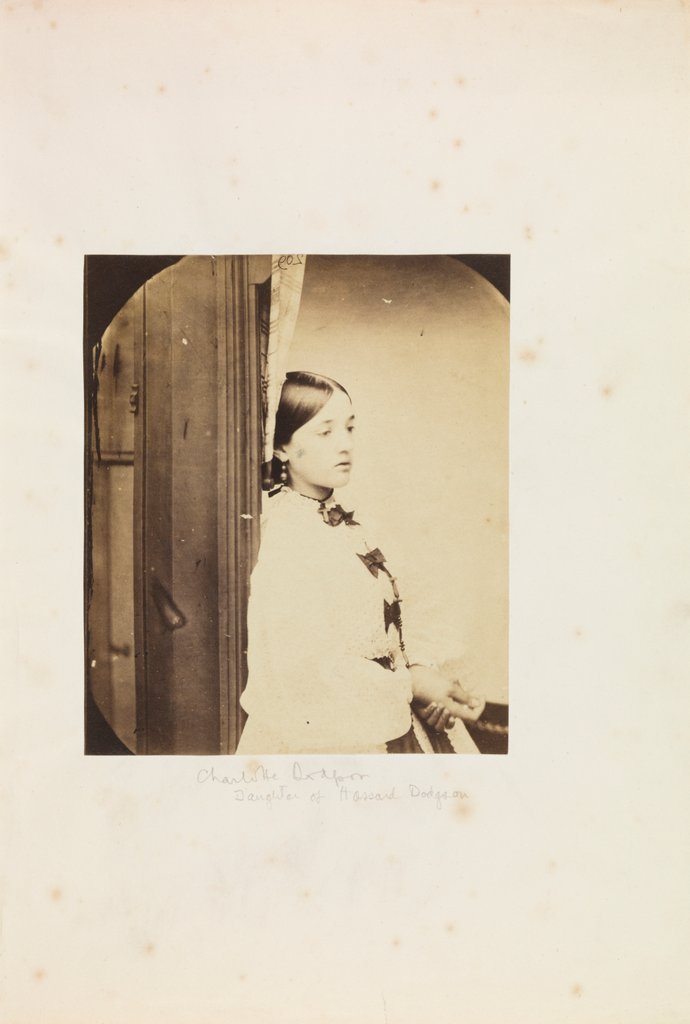 Detail of Charlotte Mary Dodgson by Lewis Carroll