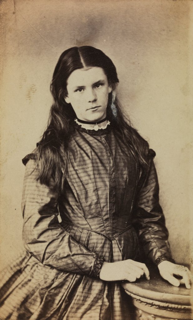 Detail of Emily Barry by Lewis Carroll