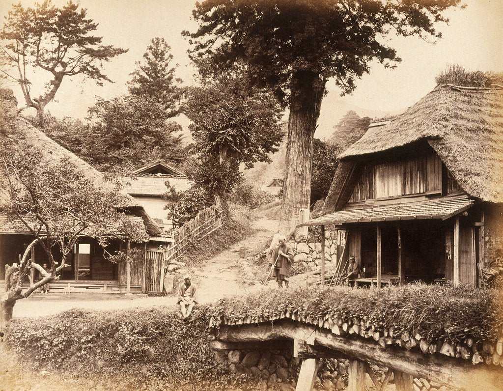 Detail of View at Eiyama by Felice Beato