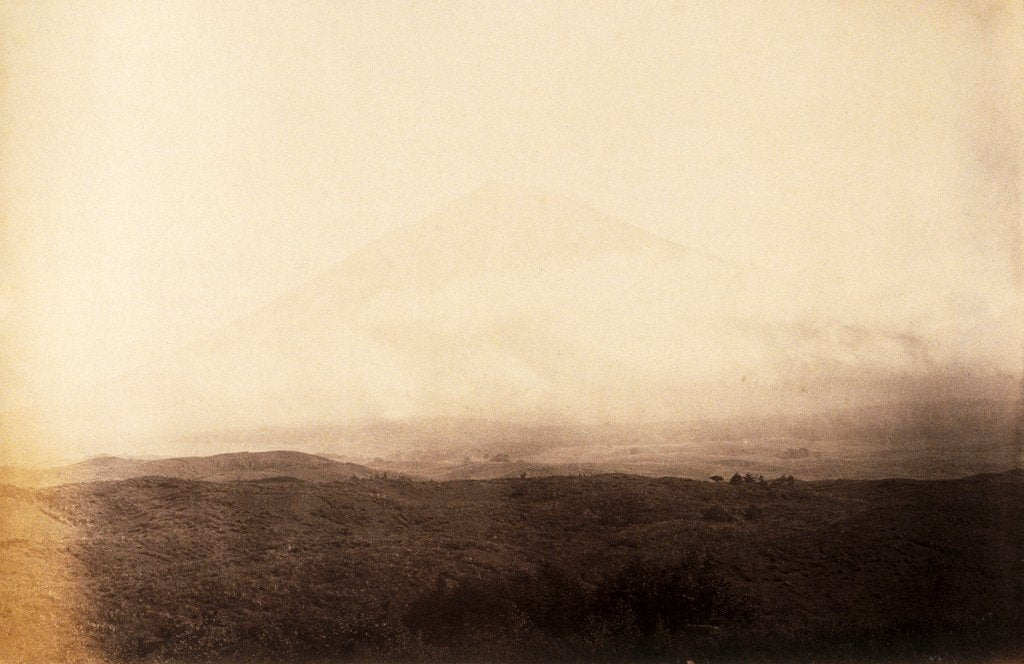 Detail of Mount Fusi-Yama (Fujiyama) by Felice Beato