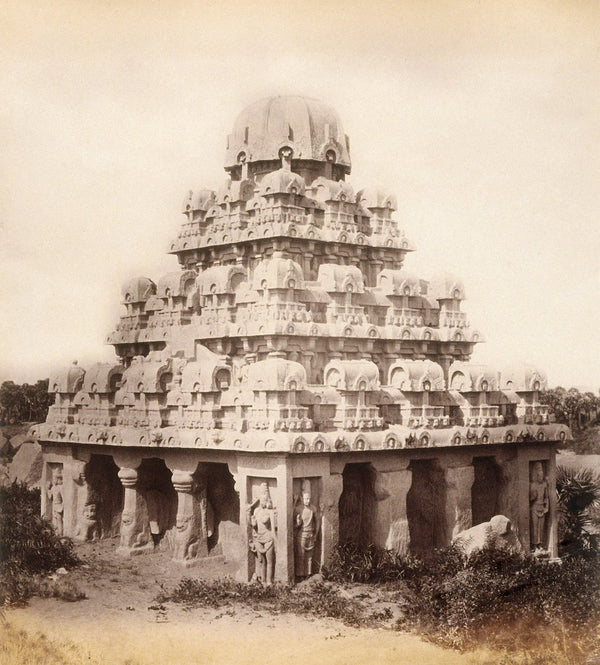 The seven pagodas near Madras posters & prints by Felice Beato