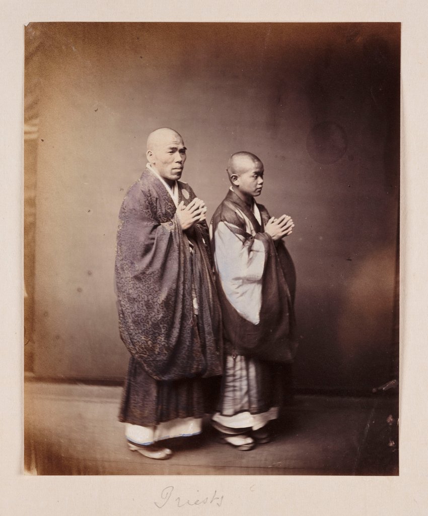 Detail of Priests by Felice Beato