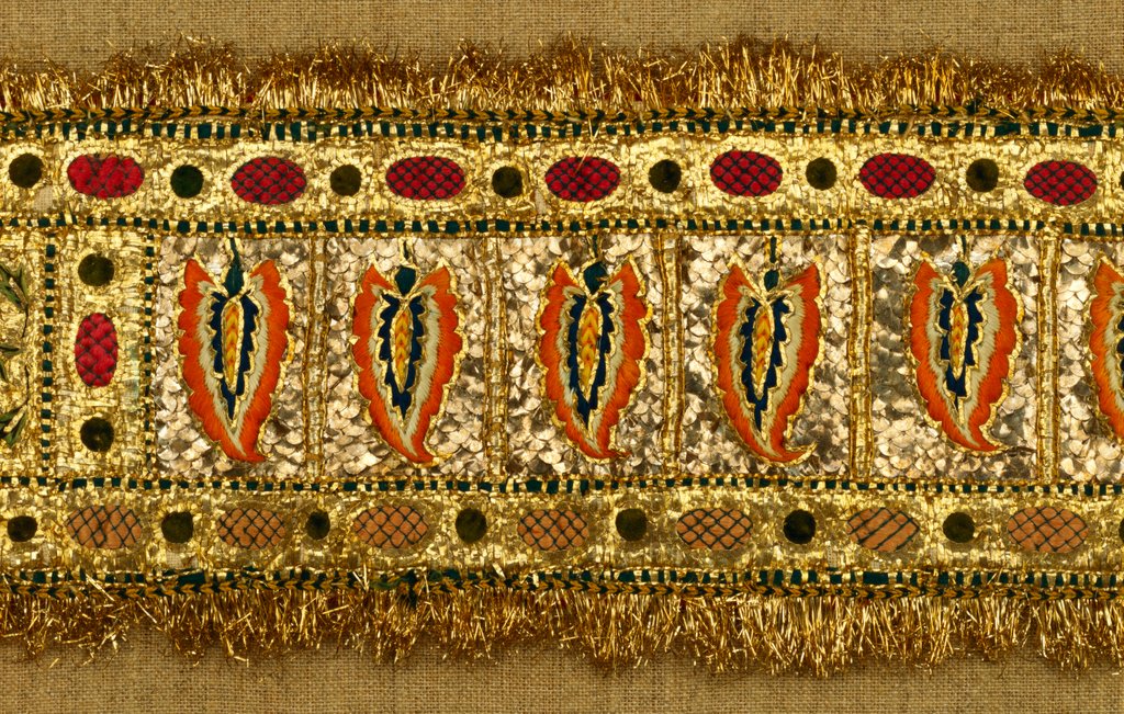 Detail of Turban band, detail by Anonymous