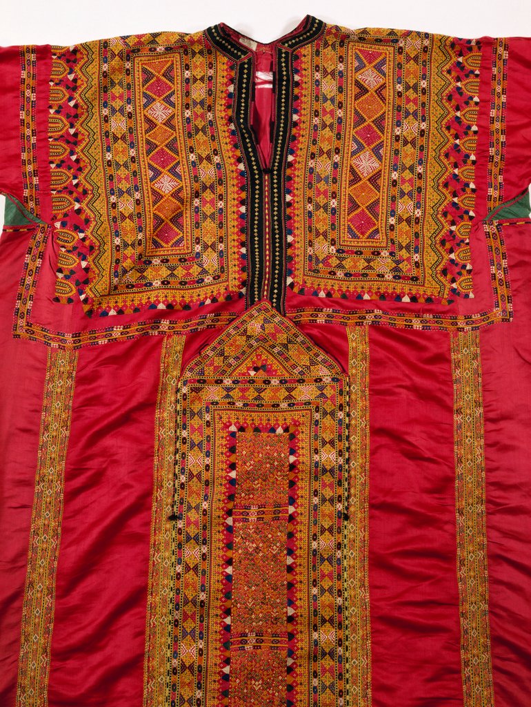 Detail of Brahui woman's robe, detail by Anonymous