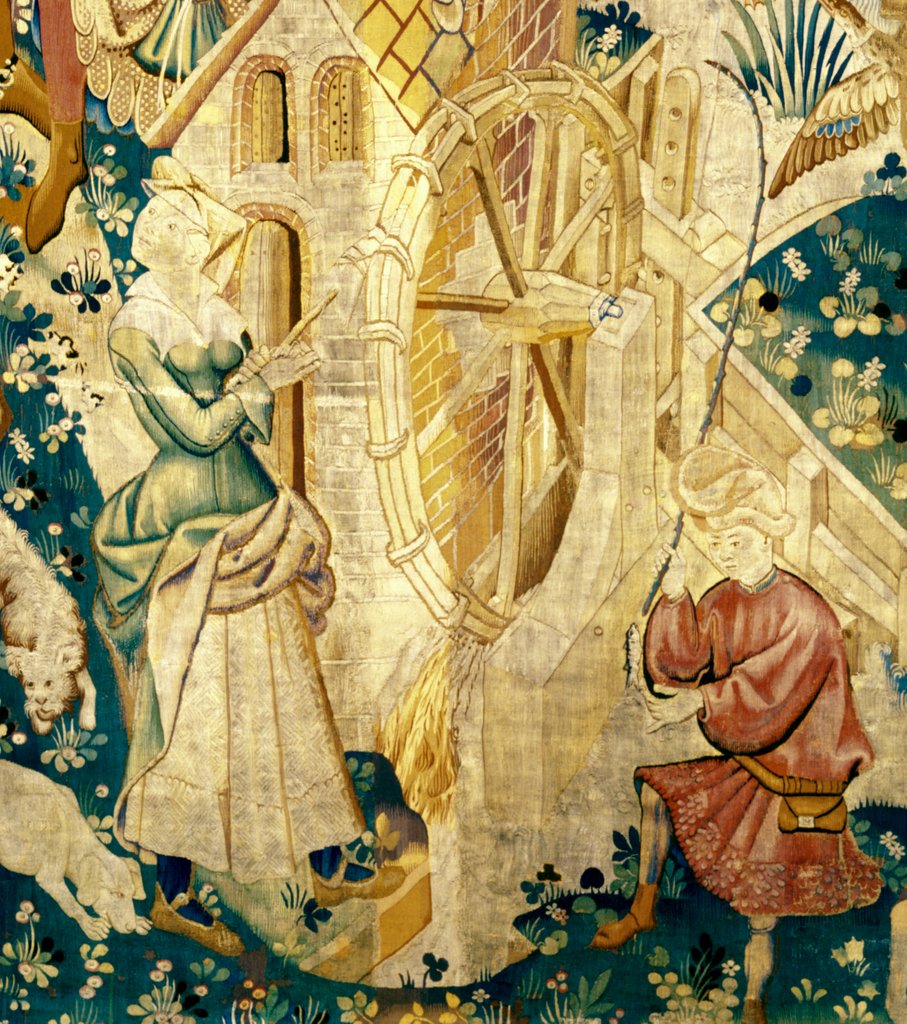 Detail of Devonshire Hunting Tapestry detail by Anonymous
