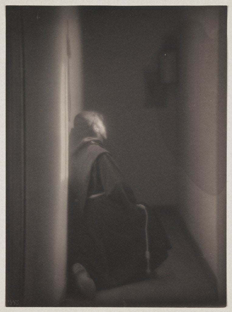 Detail of Vita Mystica (Monk in cell) by Fred Holland Day