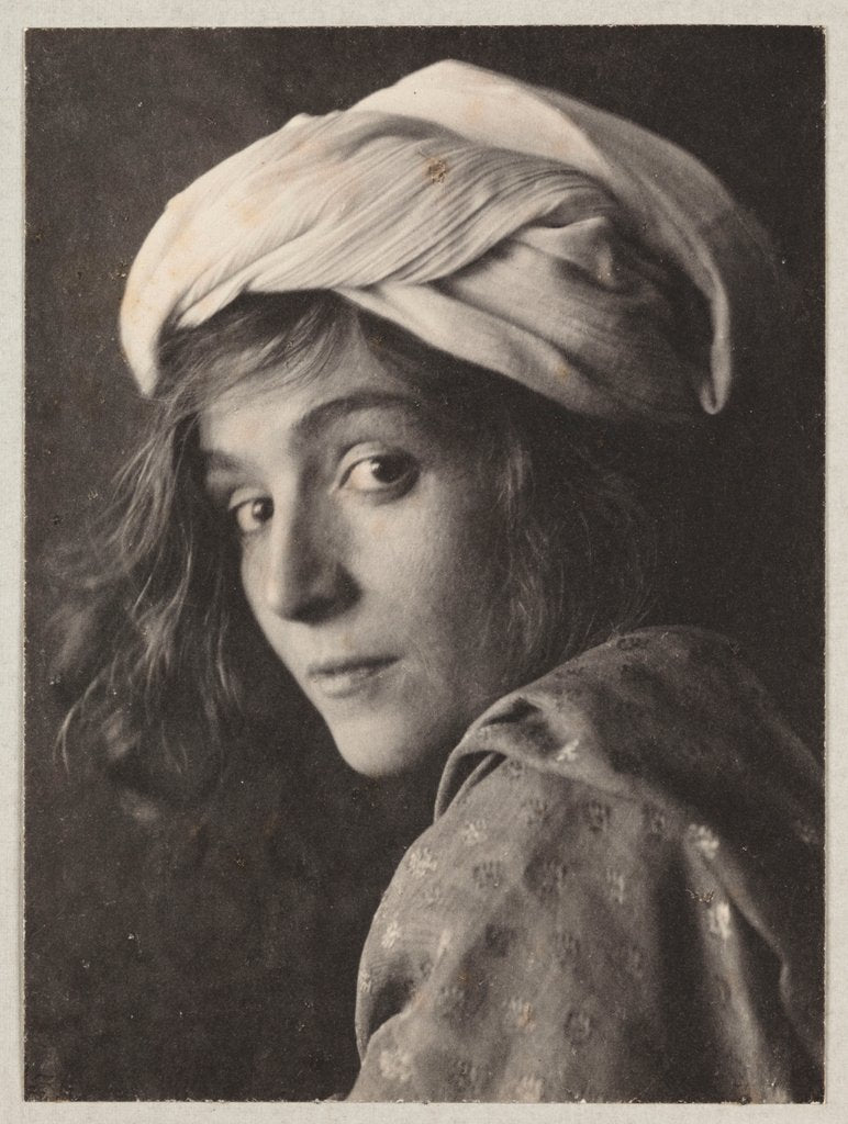 Detail of Mrs Cora Brown Potter by Fred Holland Day