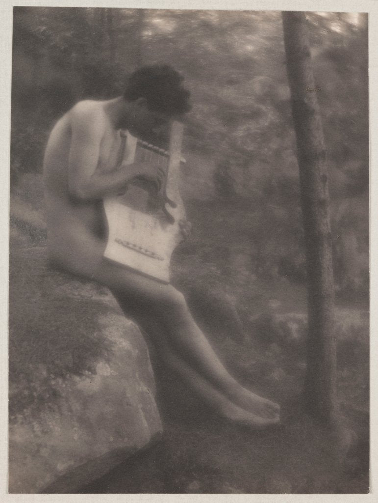 Detail of Nude Youth with Lyre by Fred Holland Day