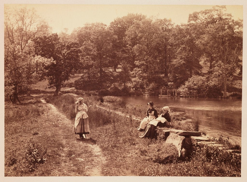 Detail of Wayside Gossip by Henry Peach Robinson