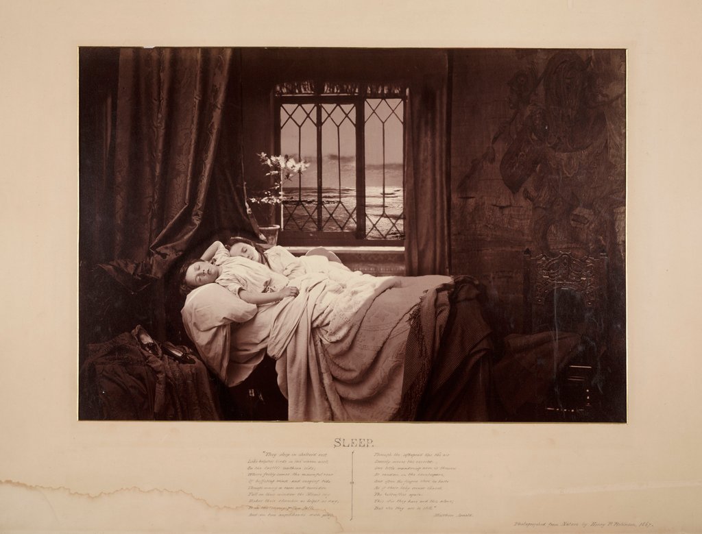 Detail of Sleep by Henry Peach Robinson