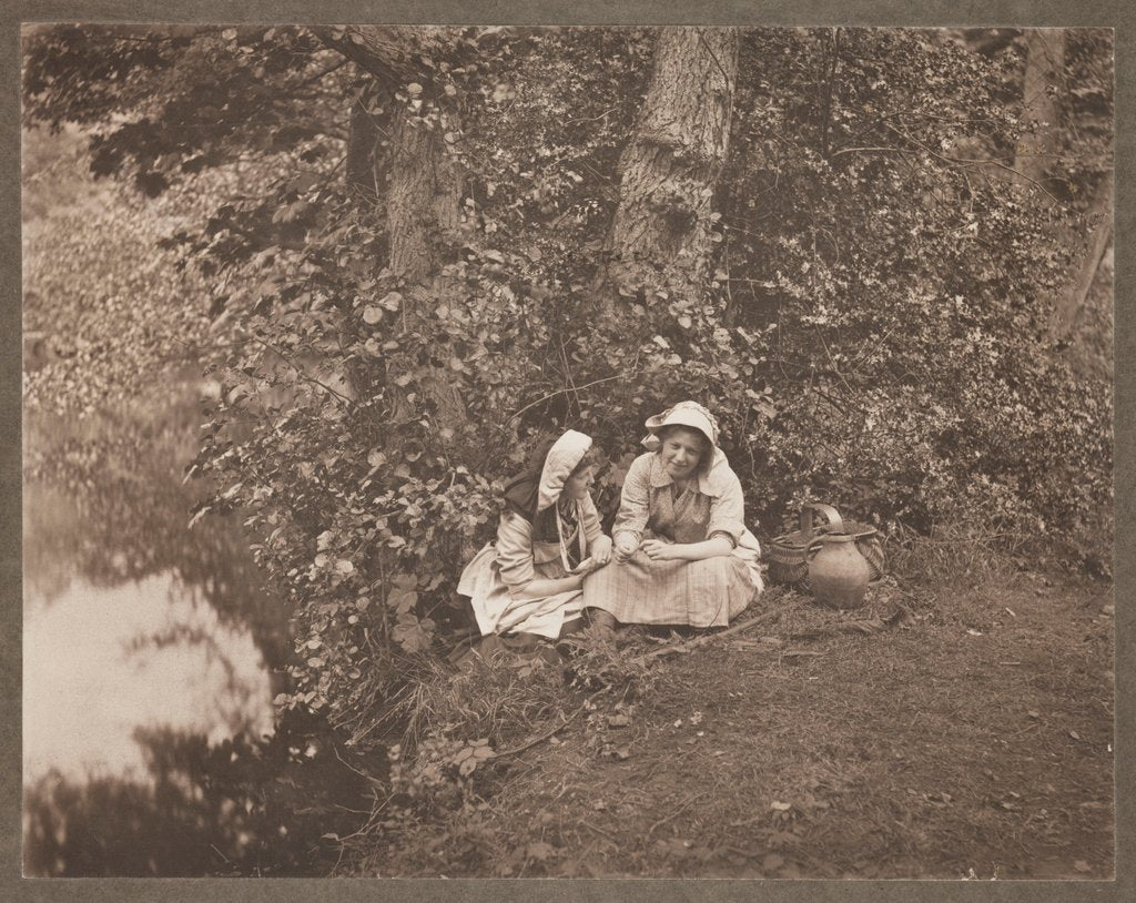 Detail of Confidences by Henry Peach Robinson