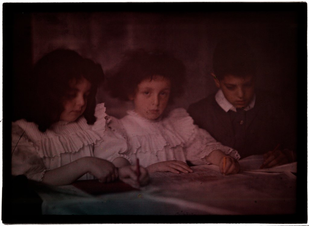 Detail of Children Drawing by John Cimon Warburg
