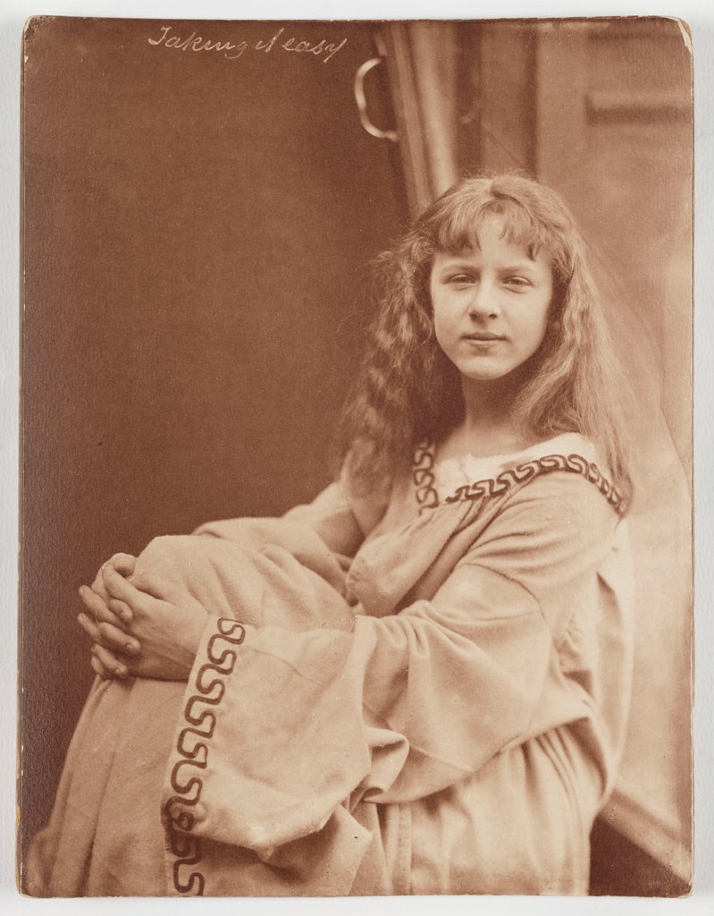 Detail of Taking it Easy by Oscar Gustav Rejlander