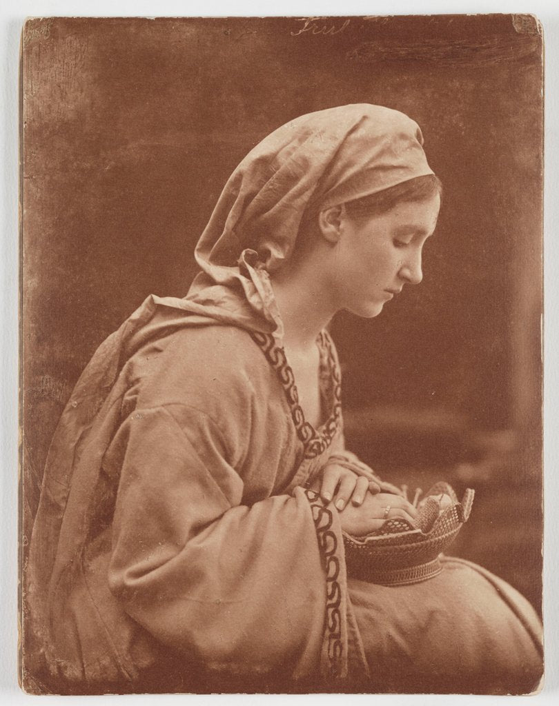 Detail of Truly Thankful by Oscar Gustav Rejlander