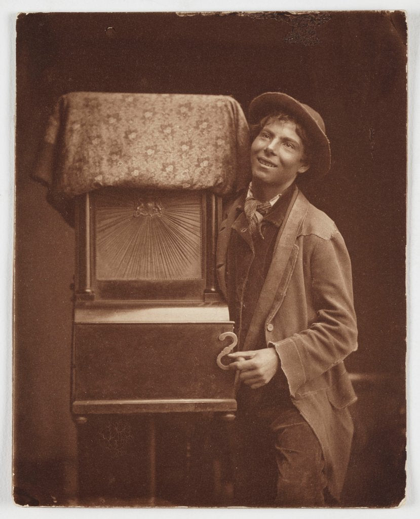 Detail of Have a Tune Miss by Oscar Gustav Rejlander