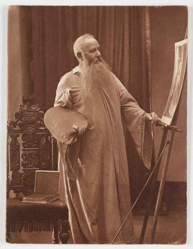 Detail of The Painter by Oscar Gustav Rejlander