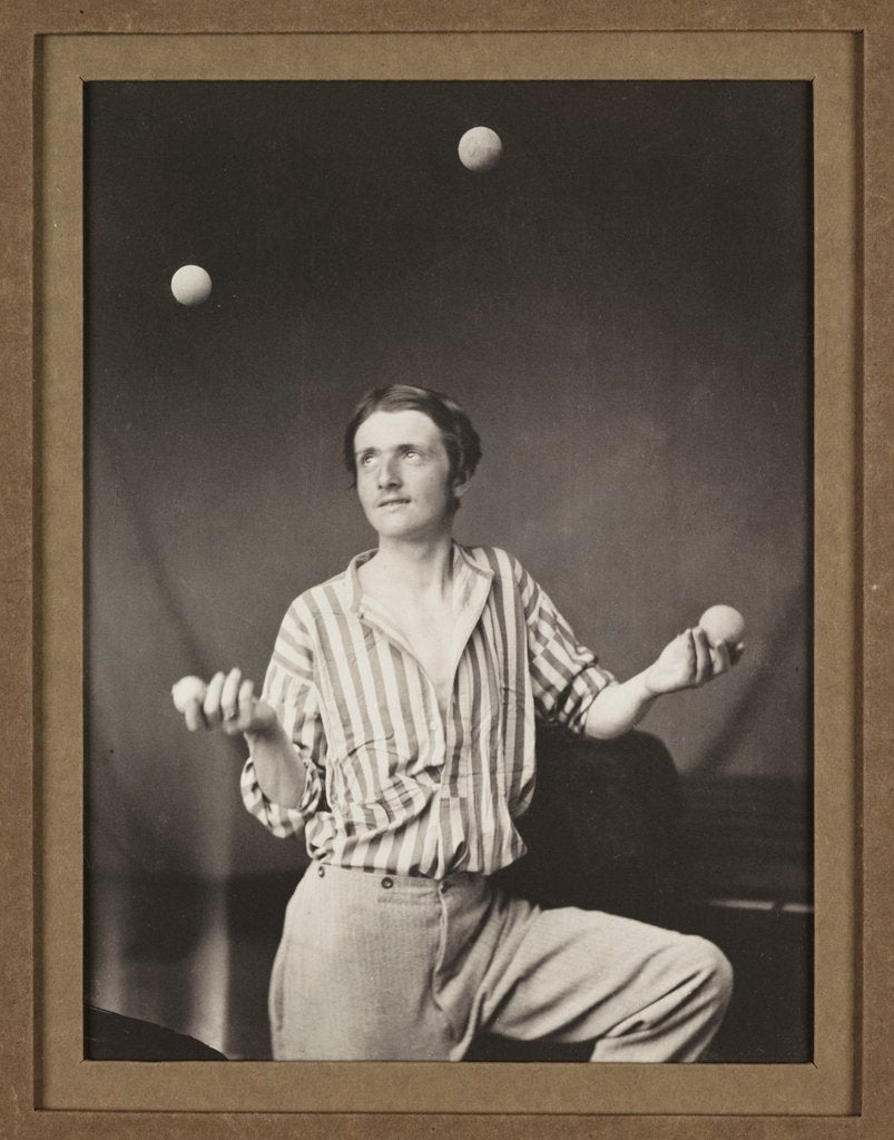 Detail of The Juggler by Oscar Gustav Rejlander