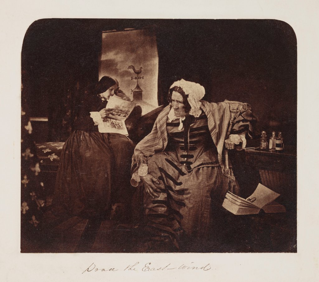 Detail of Drat The Eastwind by Oscar Gustav Rejlander