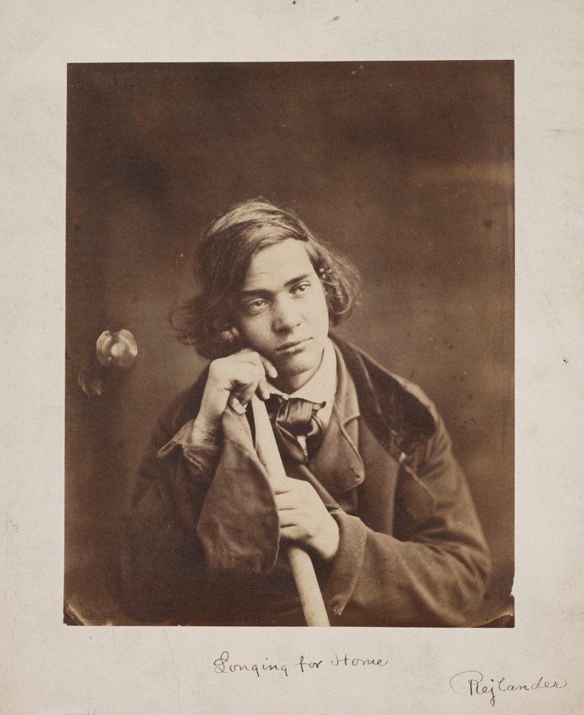 Detail of Longing for Home by Oscar Gustav Rejlander