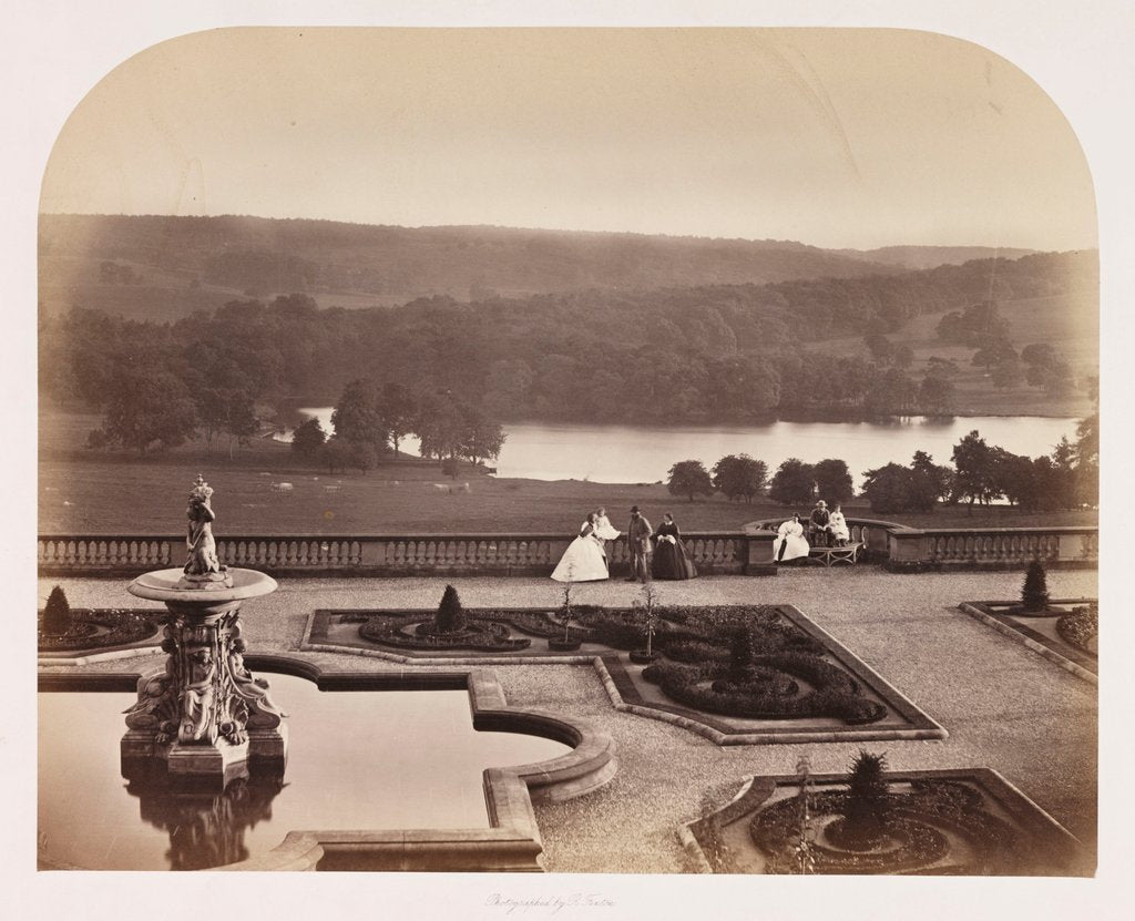 Detail of The Terrace by Roger Fenton
