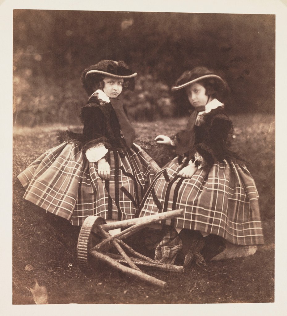 Detail of The young Princess Helena and the young Princess Louise by Roger Fenton