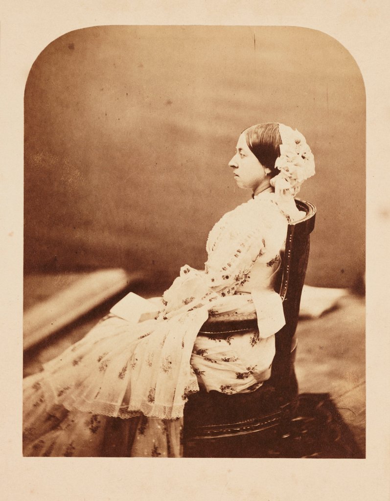 Detail of Queen Victoria by Roger Fenton
