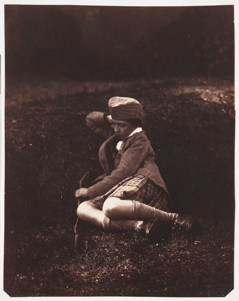 Detail of The young Prince Alfred by Roger Fenton