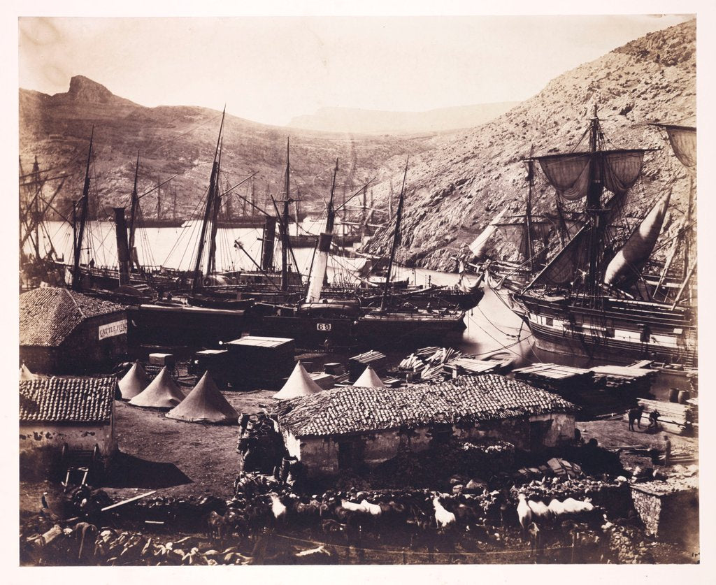 Detail of Cossack Bay by Roger Fenton