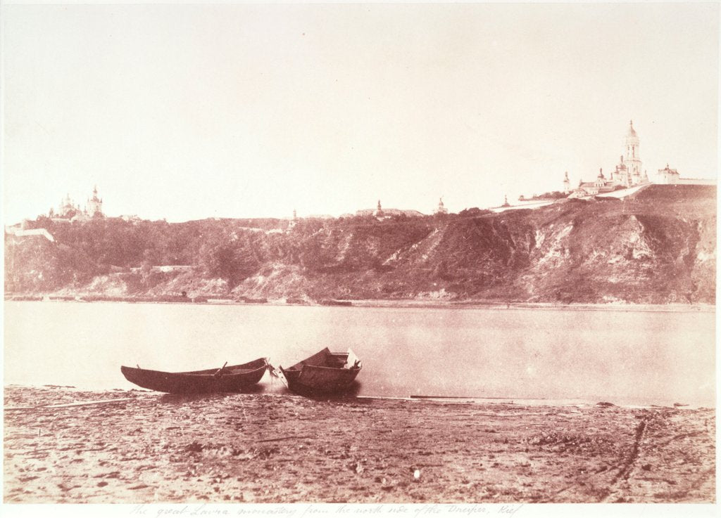 Detail of The Great Lavra Monastery from the North Side of the Dnieper by Roger Fenton