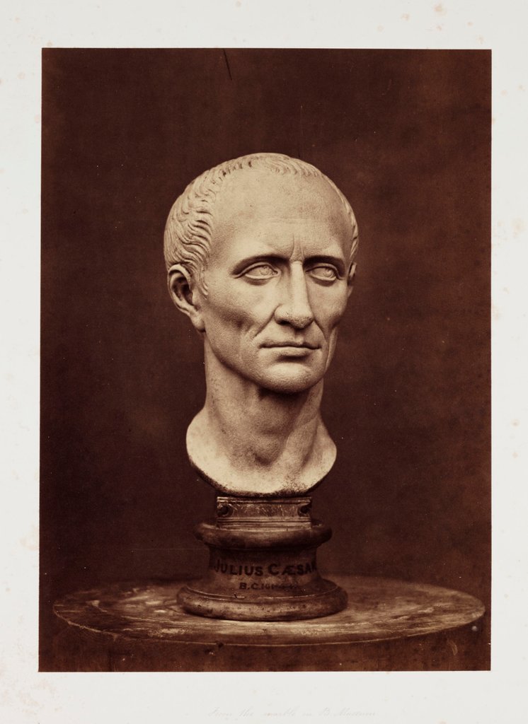 Detail of Julius Caesar by Roger Fenton