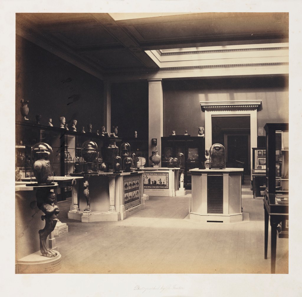 Detail of Interior of the British Museum by Roger Fenton