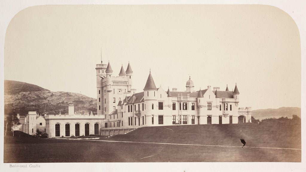 Detail of Balmoral Castle by Roger Fenton
