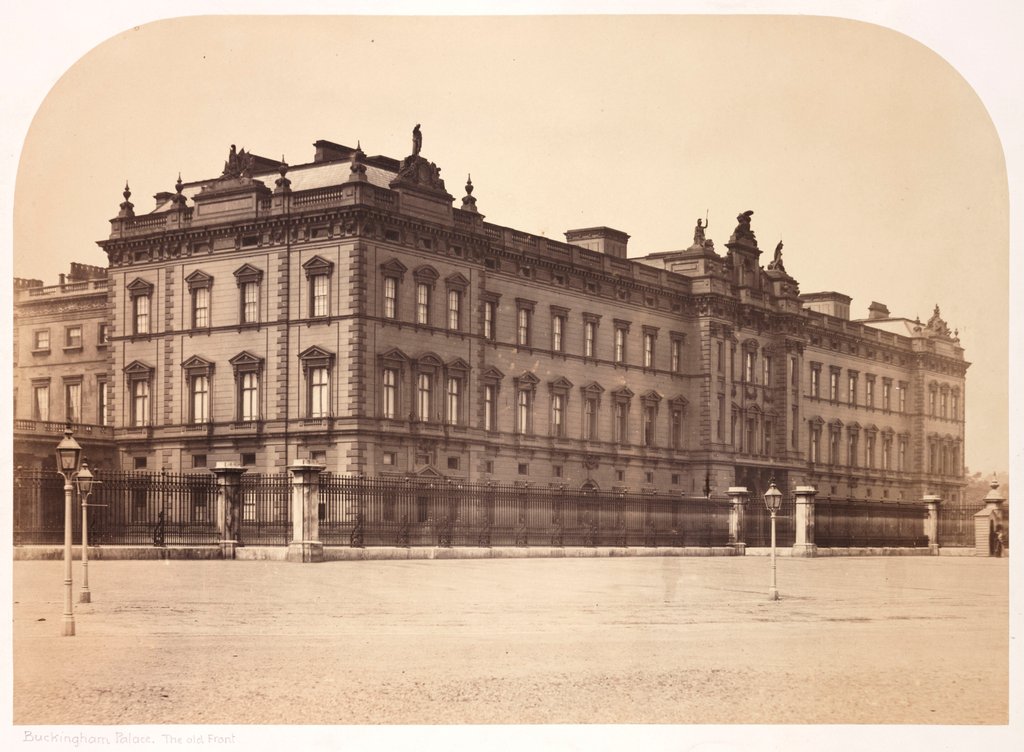 Detail of Buckingham Palace by Roger Fenton