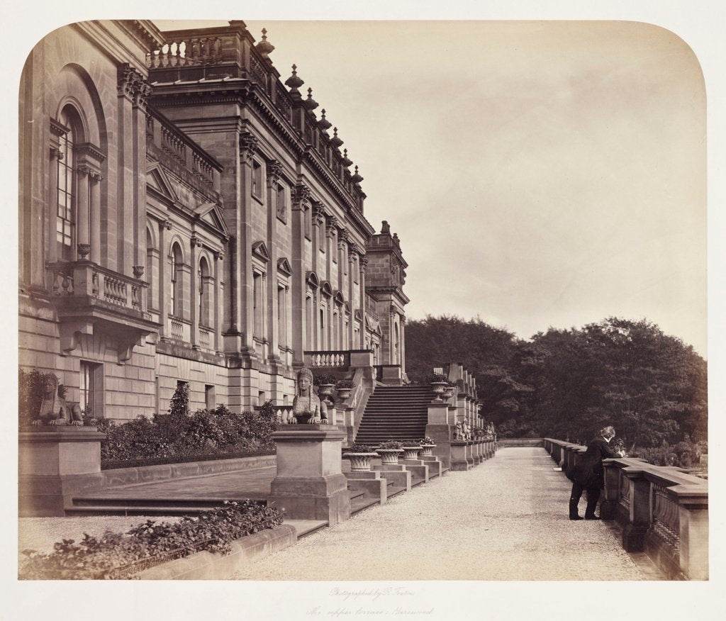 Detail of The Upper Terrace by Roger Fenton