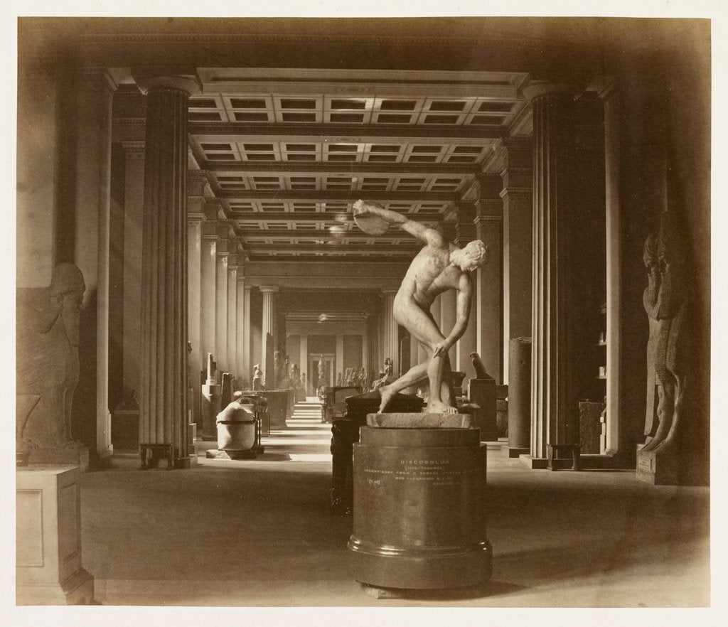 Detail of Discobolus by Roger Fenton
