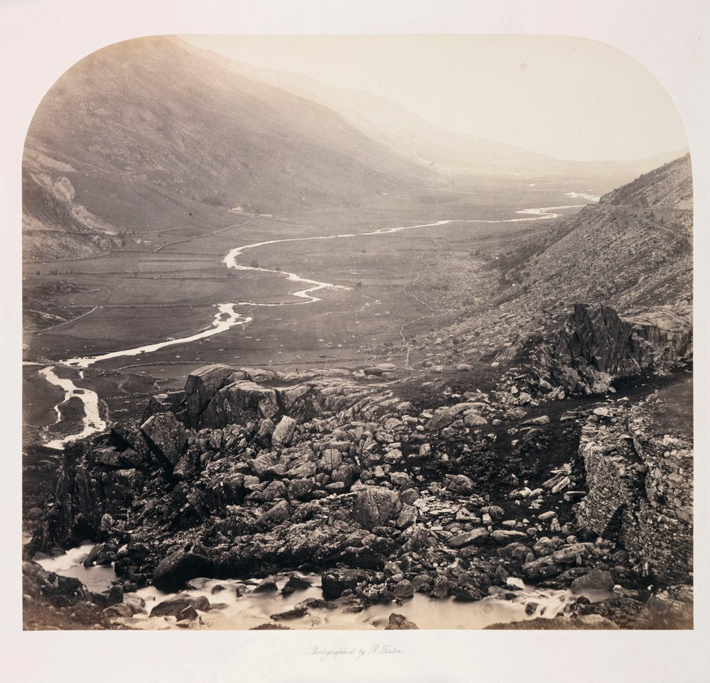 Detail of Nant Ffrancon Pass by Roger Fenton