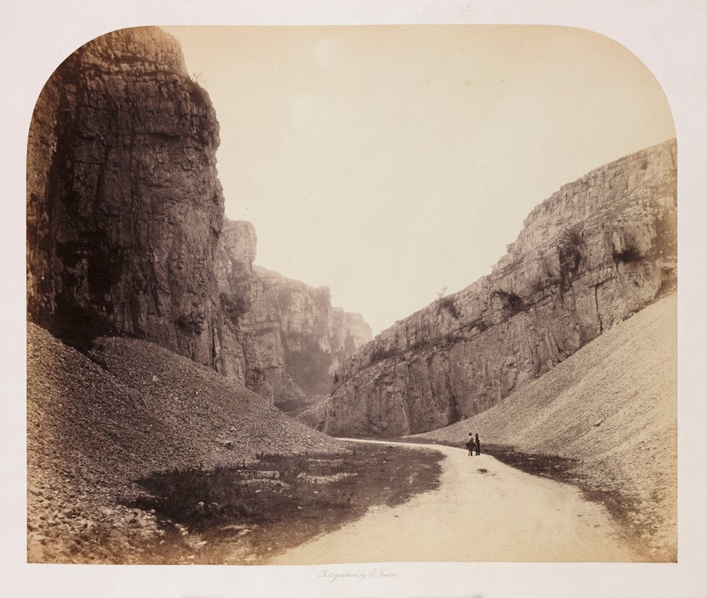 Detail of Cheddar Cliffs by Roger Fenton
