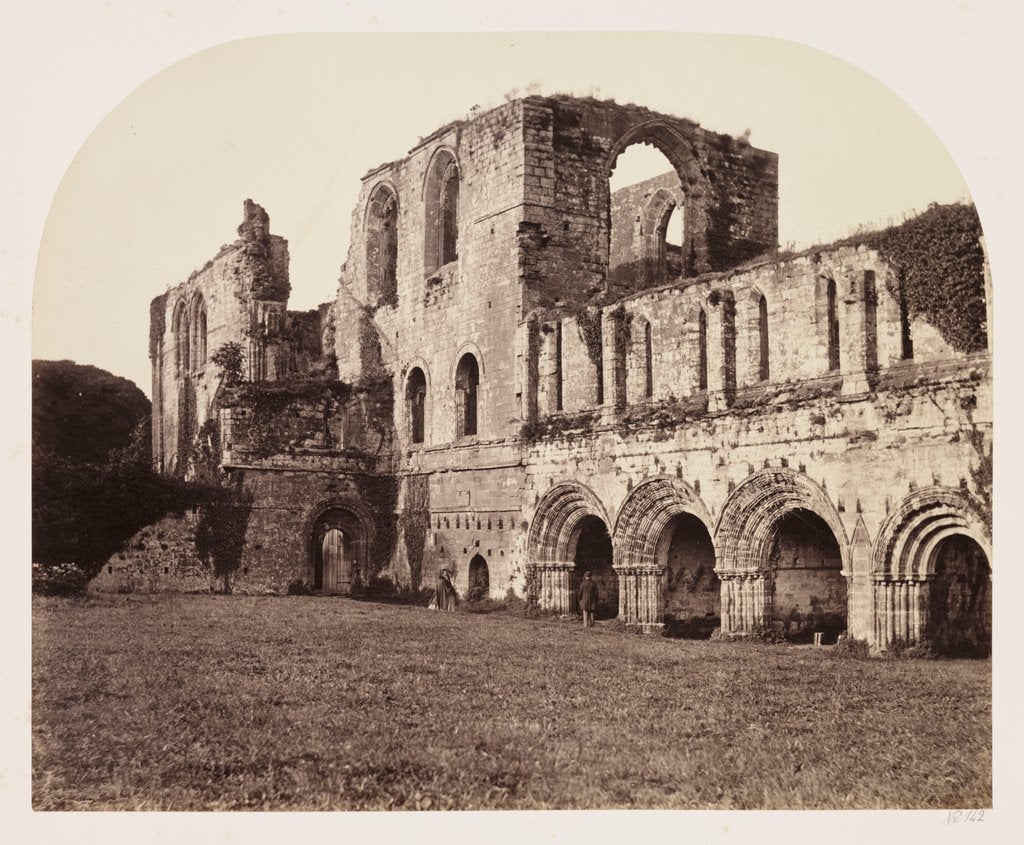 Detail of Furness Abbey from the South West by Roger Fenton