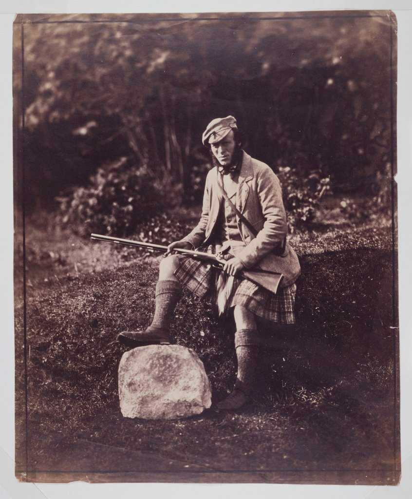 Detail of A Ghillie at Balmoral by Roger Fenton