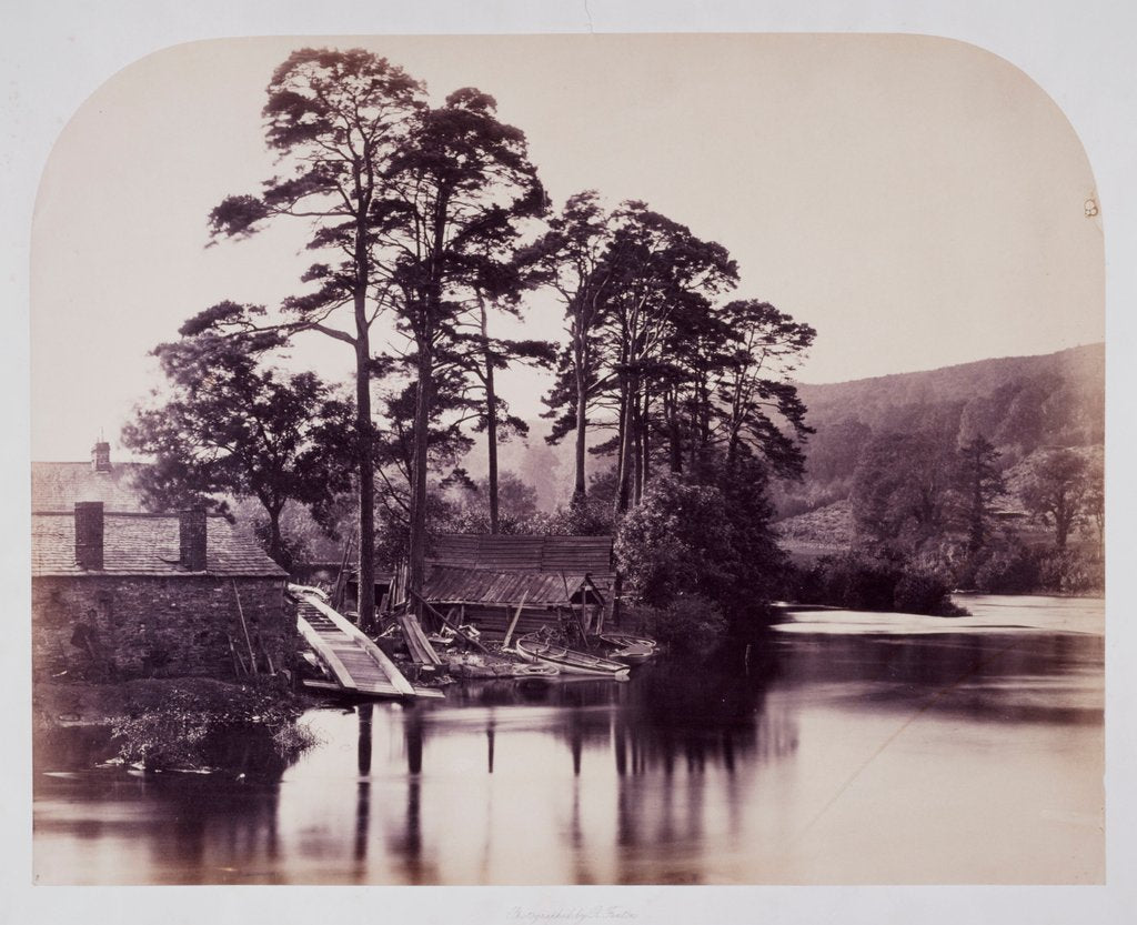 Detail of View from the Newby Bridge by Roger Fenton