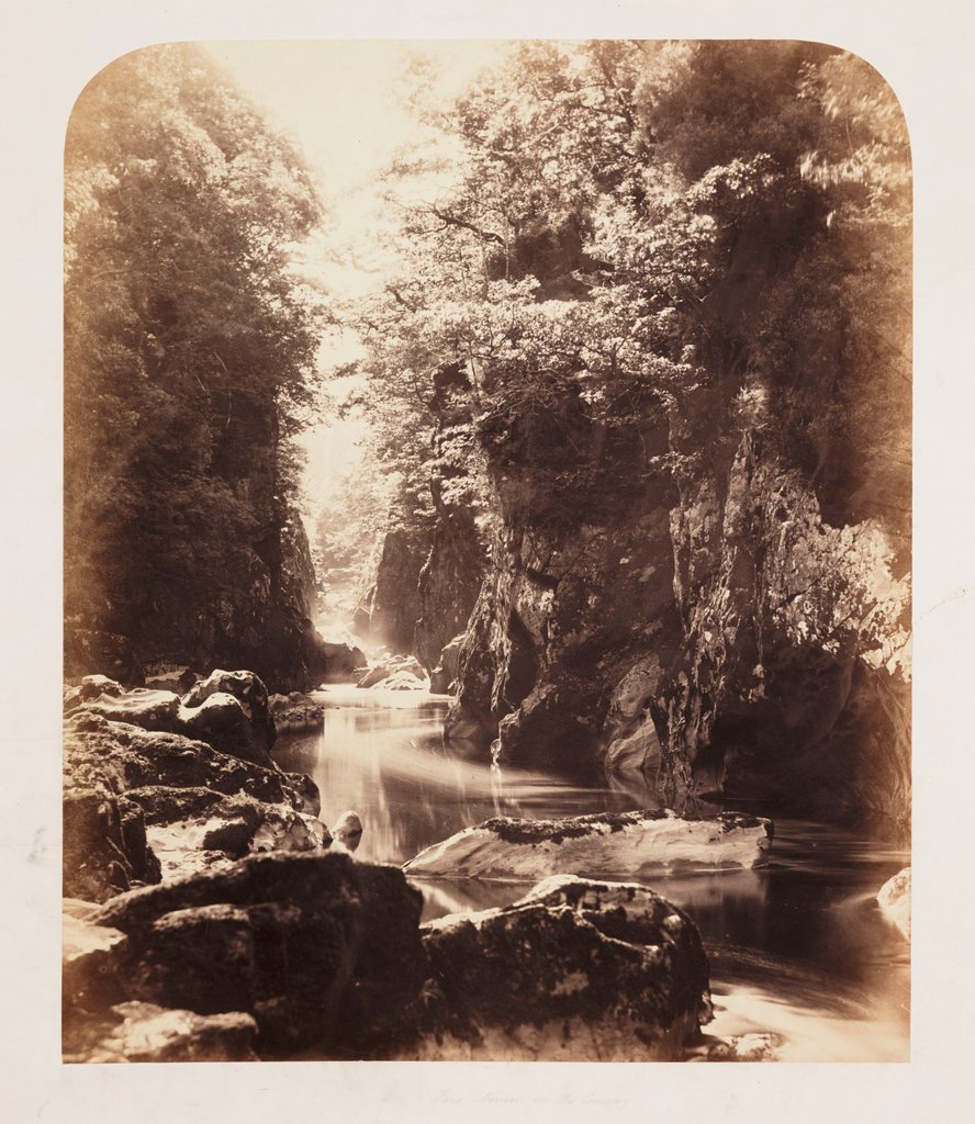 Detail of Fors Nevin on the Conway by Roger Fenton