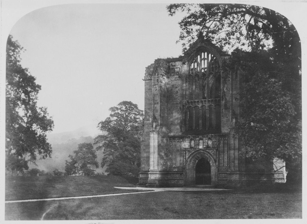 Detail of Bolton Abbey by Roger Fenton