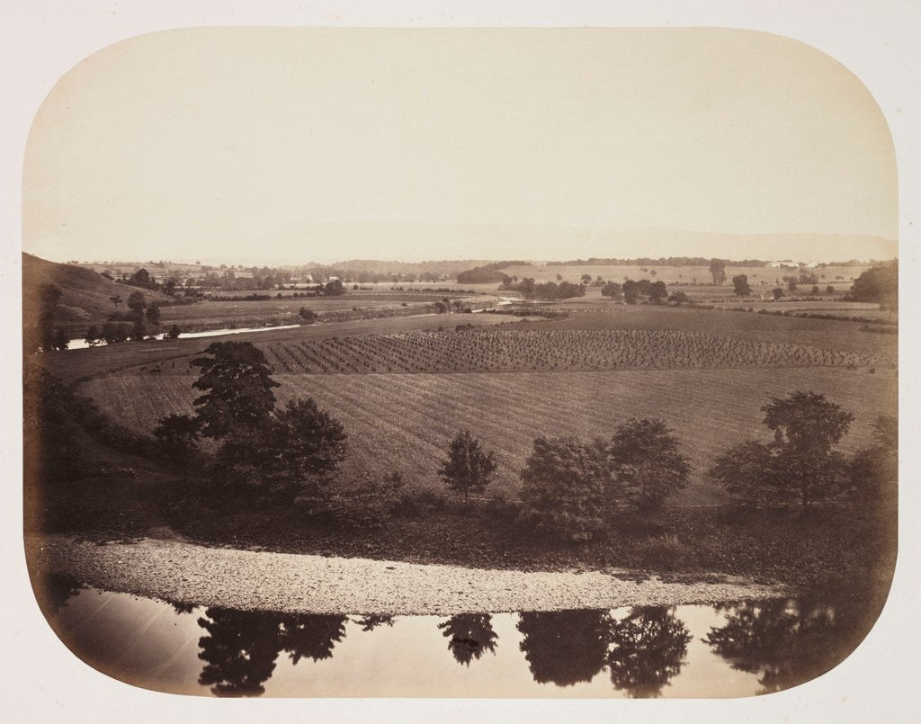 Detail of Valley of the Ribble by Roger Fenton