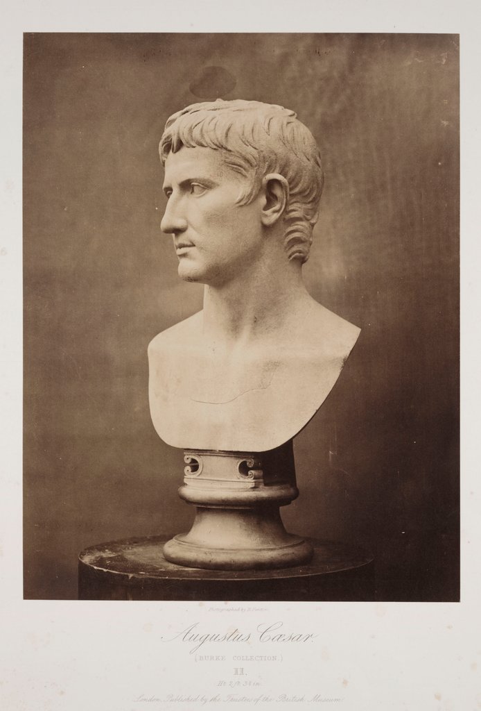 Detail of Augustus Caesar (Burke Collection) by Roger Fenton
