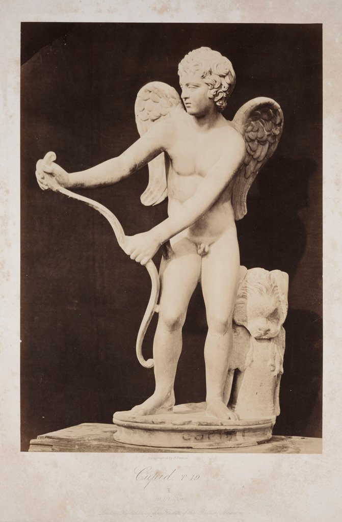 Detail of Cupid by Roger Fenton