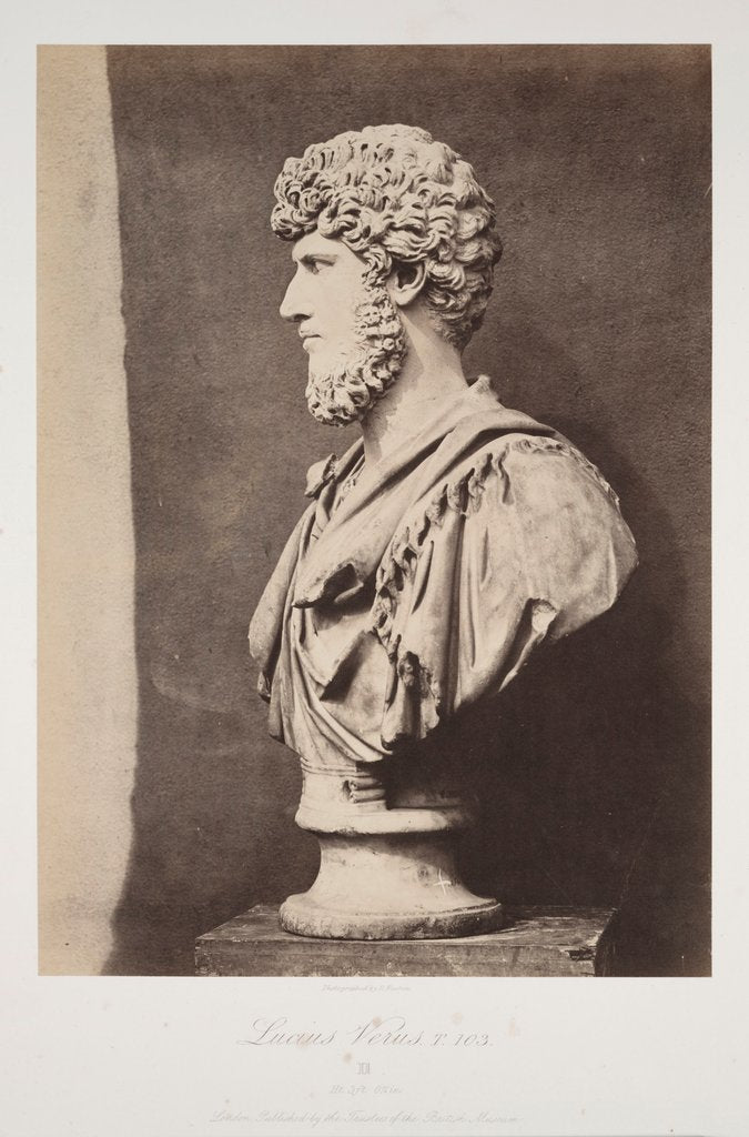 Detail of Lucius Verus by Roger Fenton